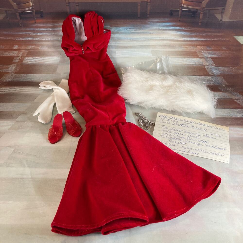 Y2K Tonner 18" Kitty Collier Scarlet Glamour Outfit ONLY #KC1104 (2001) EUC